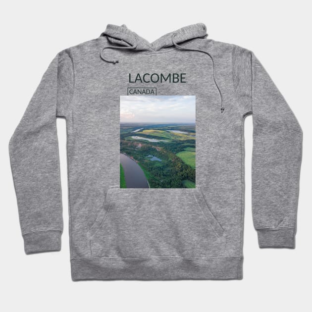 Lacombe Alberta City Canada Gift for Canadian Canada Day Present Souvenir T-shirt Hoodie Apparel Mug Notebook Tote Pillow Sticker Magnet Hoodie by Mr. Travel Joy